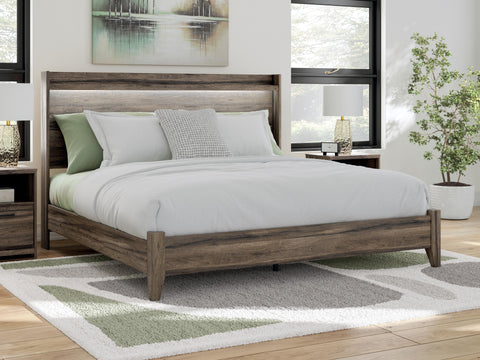 Cama King Elbrim con panel