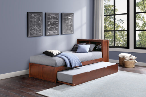 Rowe Bookcase Platform Bed with Twin Trundle