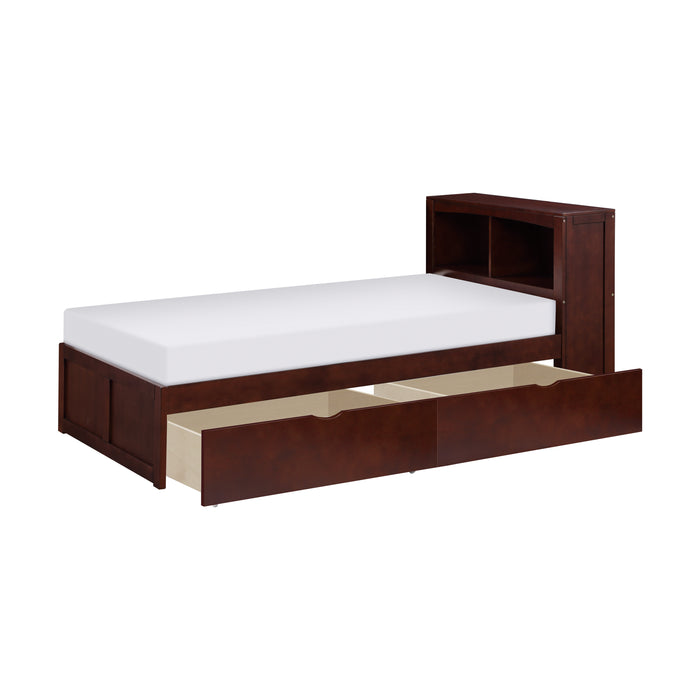 Rowe (3) Twin Bookcase Bed with Storage Boxes