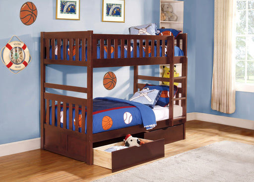 Rowe Bunk Bed with Storage Boxes