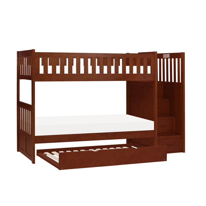 Rowe Step Bunk Bed with Twin Trundle