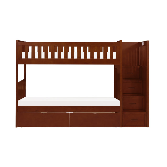 Rowe Step Bunk Bed with Storage Boxes