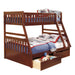 Rowe Bunk Bed with Storage Boxes - Twin/Full