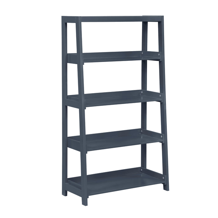 Sloane Bookcase, 4 Fixed Shelves - Navy