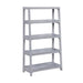 Sloane Bookcase, 4 Fixed Shelves - Gray