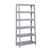Sloane Bookcase, 5 Fixed Shelves - Gray