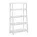 Sloane Bookcase, 4 Fixed Shelves - White