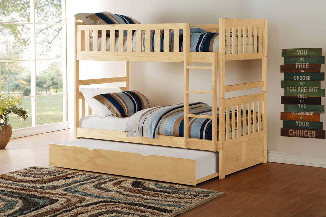 Bartly (4) Twin/Twin Bunk Bed with Twin Trundle
