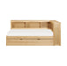 Bartly (4) Twin Bookcase Corner Bed with Twin Trundle