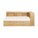 Bartly (4) Twin Bookcase Corner Bed with Storage Boxes
