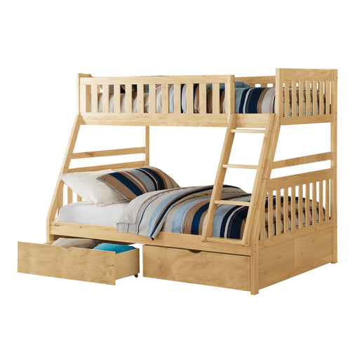 Bartly (4) Twin/Full Bunk Bed with Storage Boxes