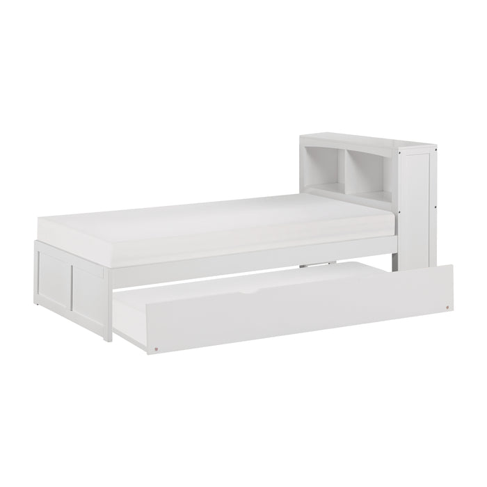 Galen (3) Twin Bookcase Bed with Twin Trundle