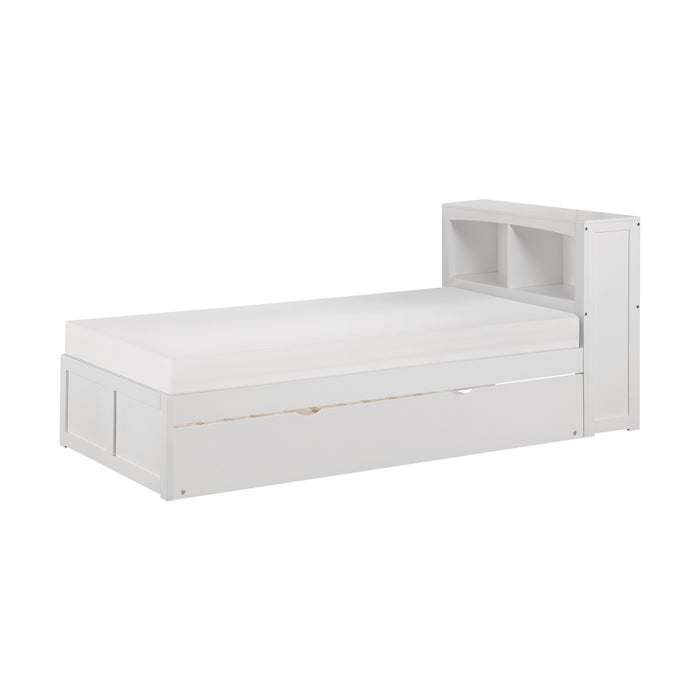 Galen Bookcase Platform Bed with Twin Trundle - Twin