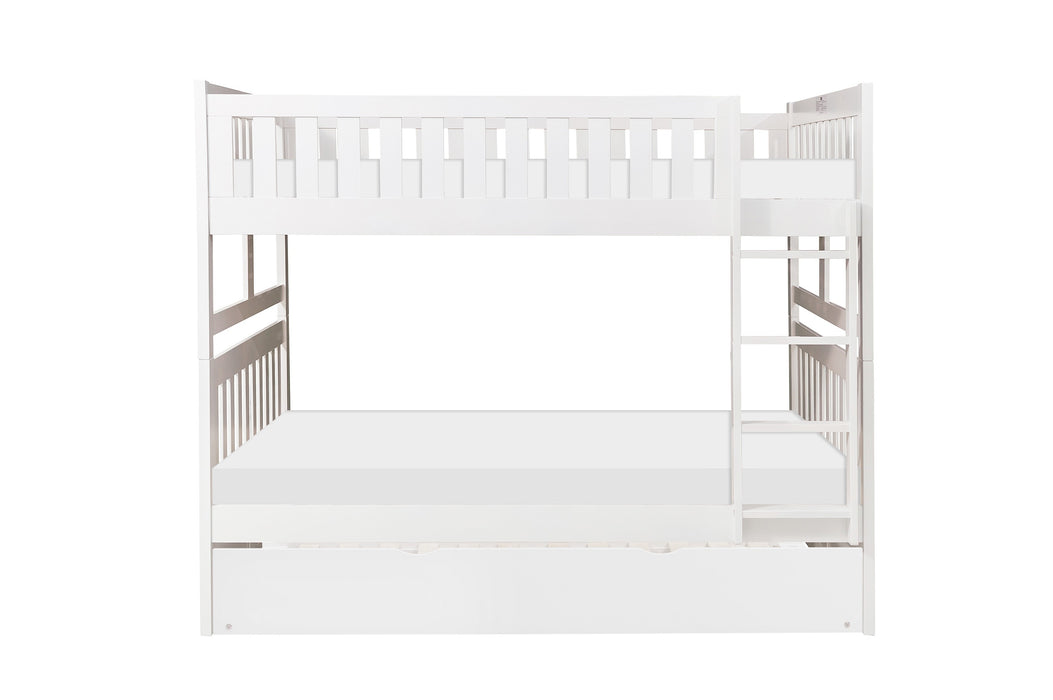 Galen (4) Full/Full Bunk Bed with Twin Trundle