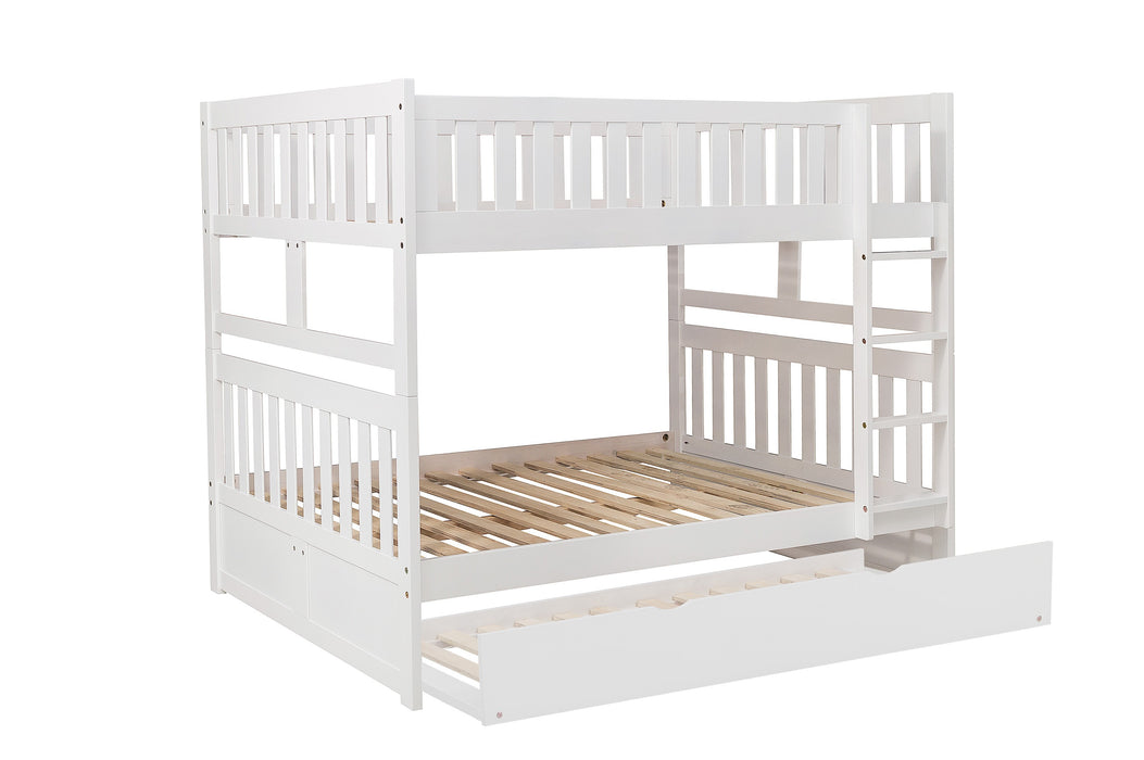 Galen (4) Full/Full Bunk Bed with Twin Trundle