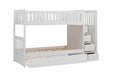 Galen (5) Twin/Twin Step Bunk Bed with Twin Trundle