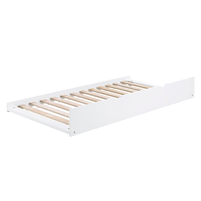 Galen Bookcase Platform Bed with Twin Trundle