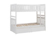 Galen (4) Twin/Twin Bunk Bed with Storage Boxes