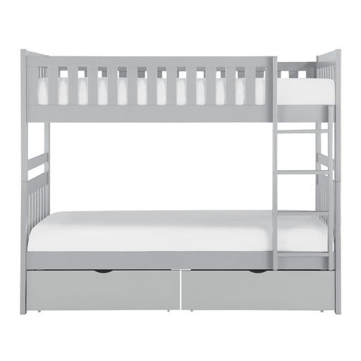 Orion (4) Twin/Twin Bunk Bed with Storage Boxes