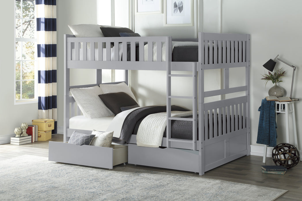 Orion (4) Full/Full Bunk Bed with Storage Boxes