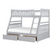 Orion (4) Twin/Full Bunk Bed with Storage Boxes