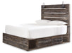 Drystan Queen Panel Bed with 4 Storage Drawers