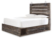 Drystan Queen Panel Bed with 2 Storage Drawers