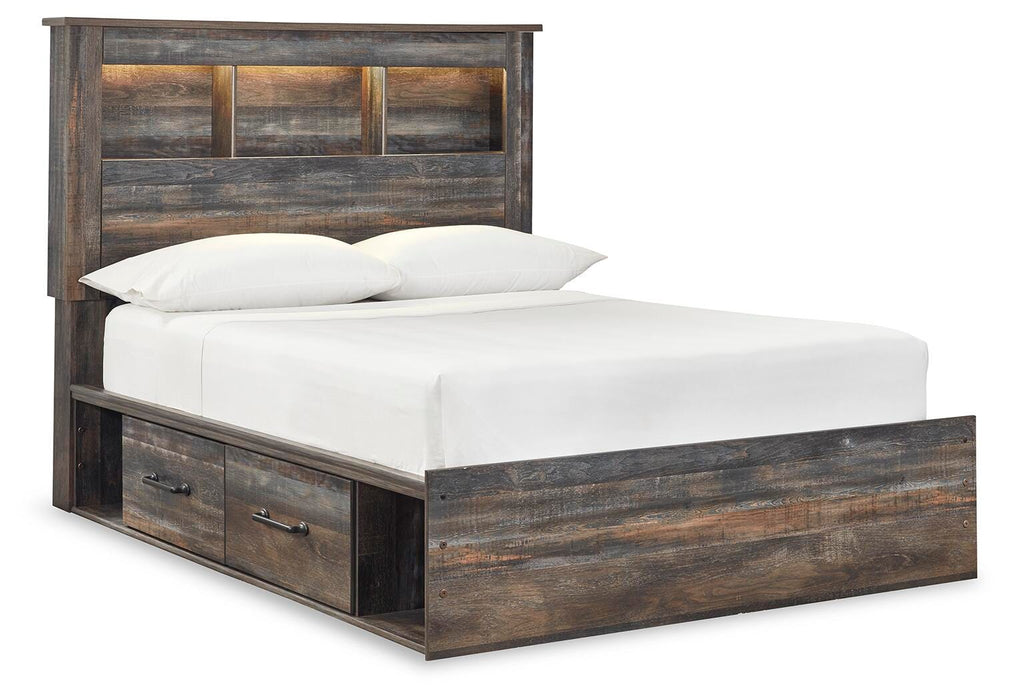 Drystan Bookcase Bed with 2 Storage Drawers