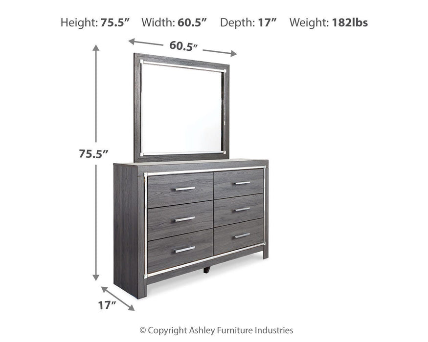 Lodanna Dresser and Mirror - image 4
