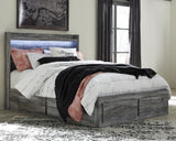 Cama de plataforma Baystorm con 6 cajones de almacenamiento