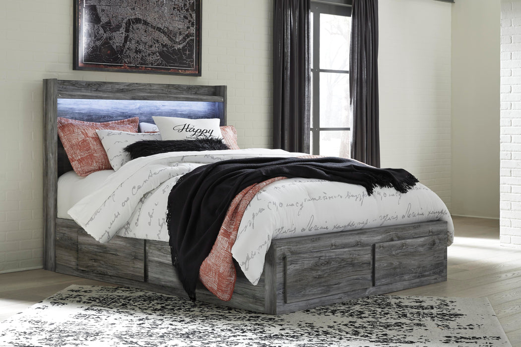 Baystorm Panel Bed with 6 Storage Drawers