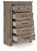 Rusticott Chest of Drawers - Brown