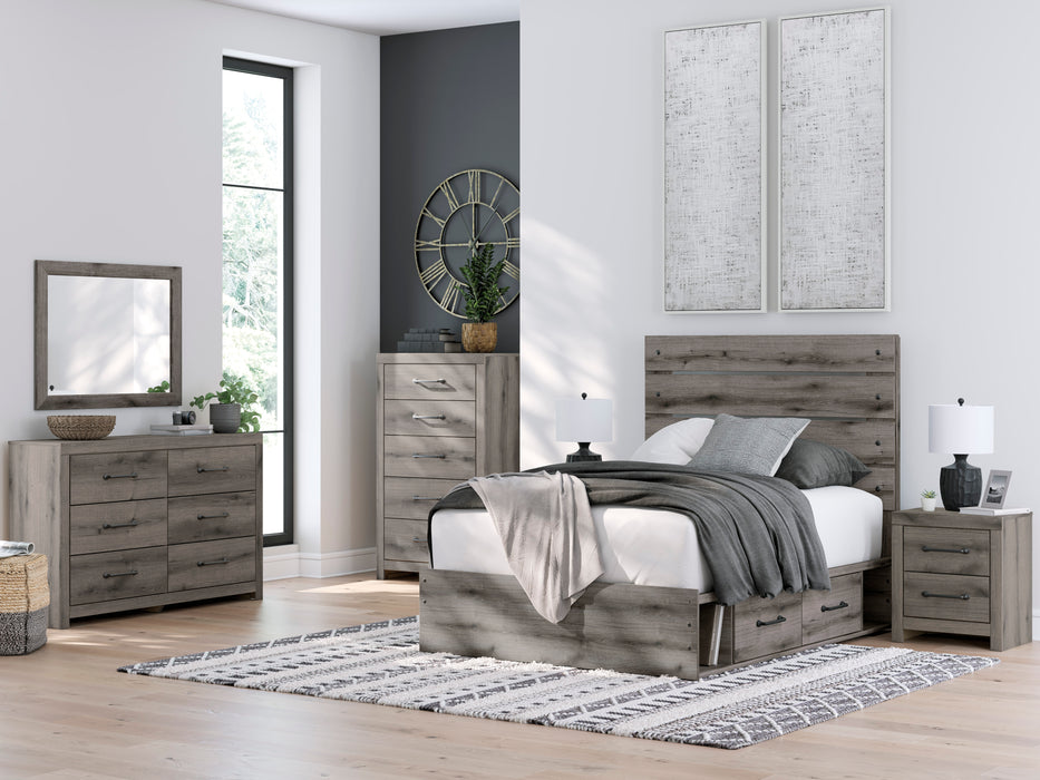 Graystorm Panel Storage Bed
