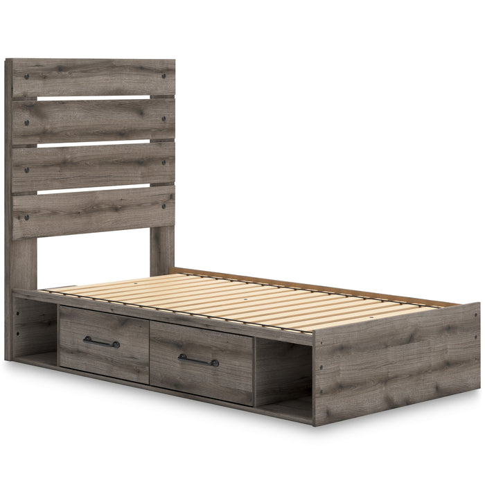 Graystorm Panel Storage Bed