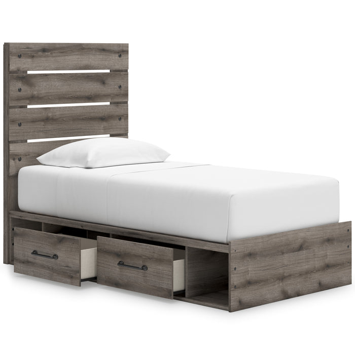 Graystorm Panel Storage Bed
