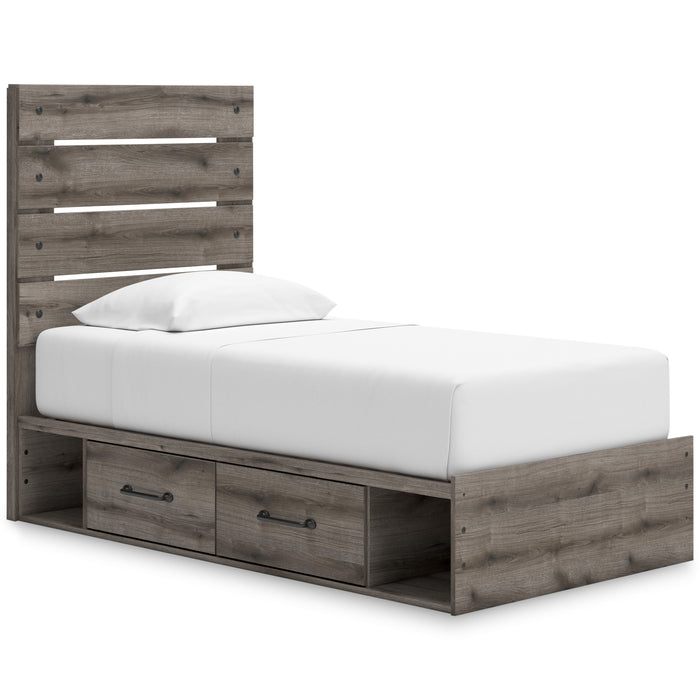 Graystorm Panel Storage Bed