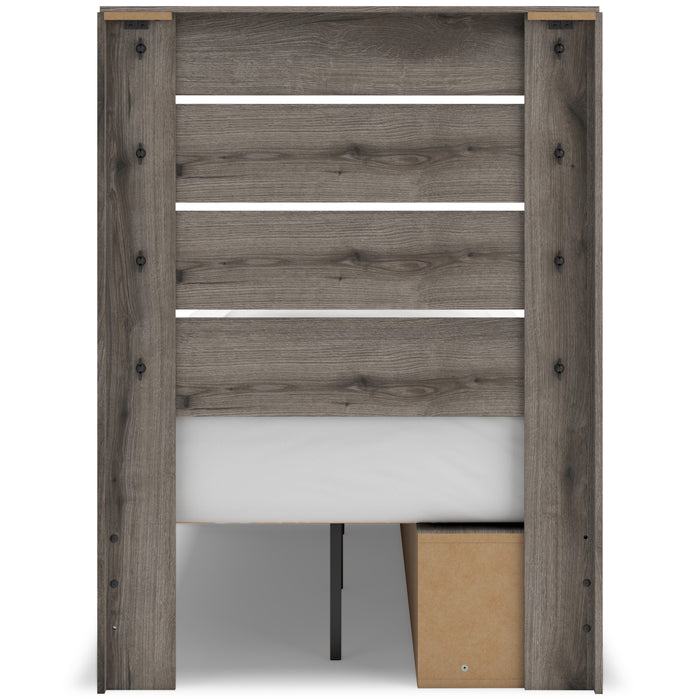 Graystorm Panel Storage Bed