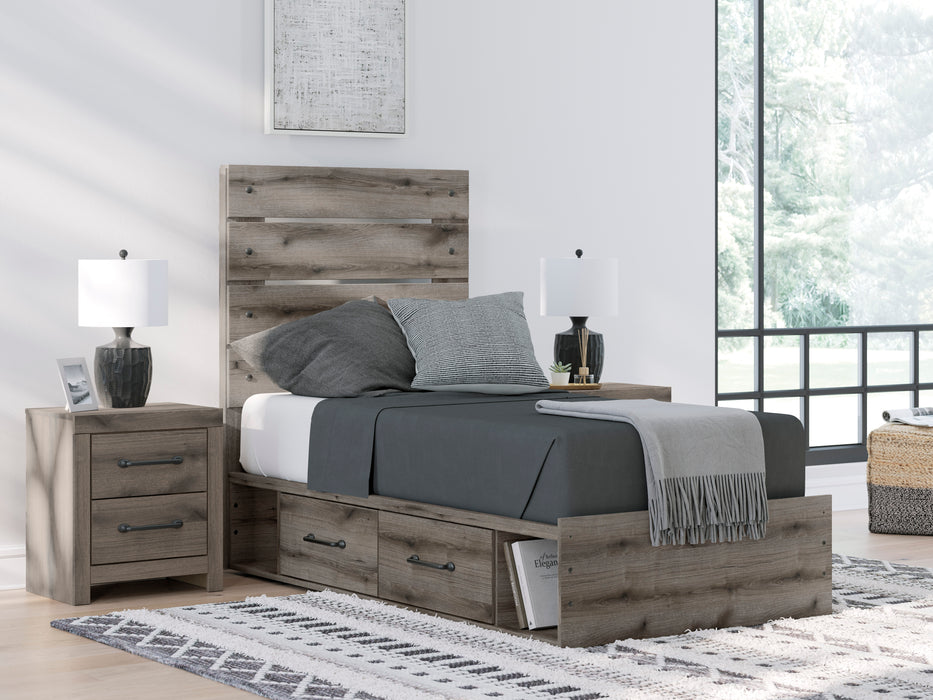Graystorm Panel Storage Bed