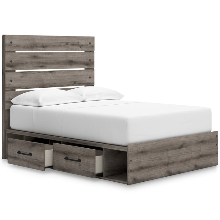 Graystorm Panel Storage Bed