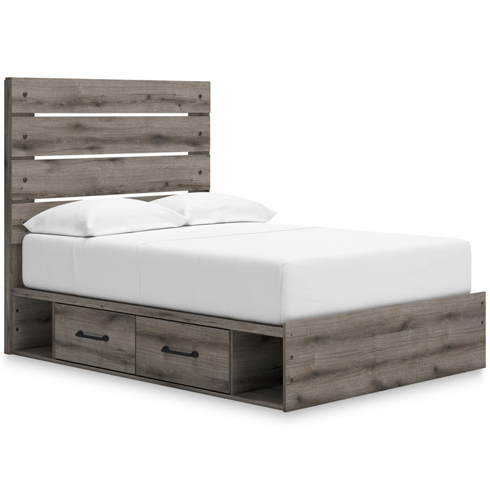 Graystorm Panel Storage Bed