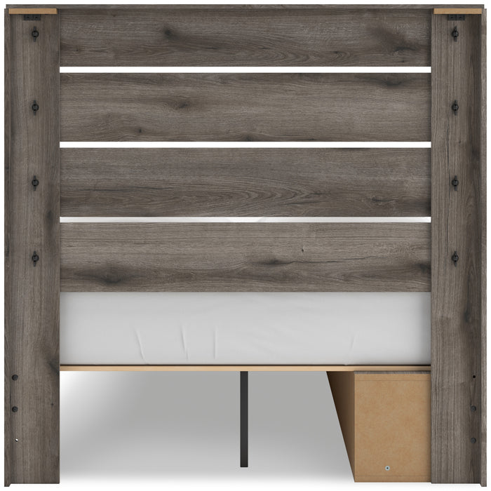 Graystorm Panel Storage Bed