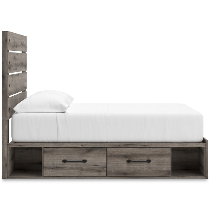 Graystorm Panel Storage Bed