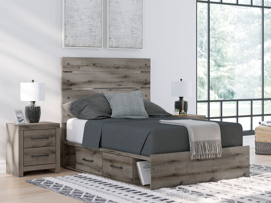 Graystorm Panel Storage Bed