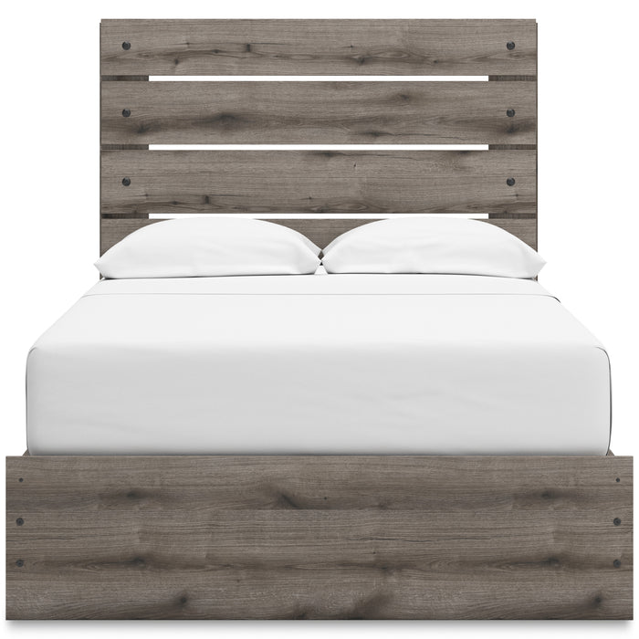 Graystorm Panel Bed with Storage