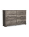 Ralinksi Queen Panel Bed - Black/Gray
