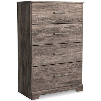 Ralinksi Queen Panel Bed - Black/Gray;Brown/Beige
