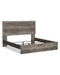 Ralinksi Queen Panel Bed - Black/Gray