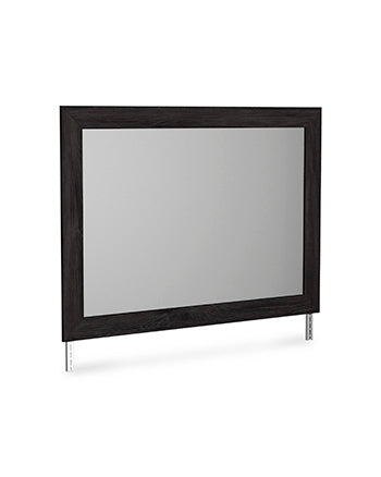 Belachime Dresser and Mirror - Black/Gray