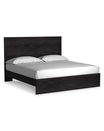 Belachime Dresser and Mirror - Black/Gray