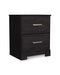 Belachime Dresser and Mirror - Black/Gray